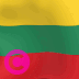 Lithauen-Landesflagge Elgato Streamdeck und Loupedeck animierte GIF-Symbole als Hintergrundbild für die Tastenschaltfläche